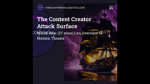 The Content Creator Attack Surface: An Overview of Threats