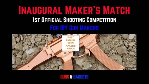 1st Official Shooting Competition for DIY Gun Builders