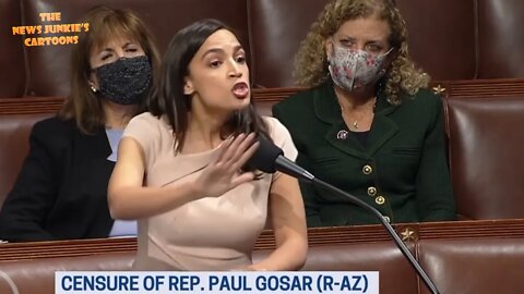 Democrat AOC meltdown over a meme on the House floor.