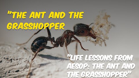 The Ant and the Grasshopper: Timeless Wisdom"