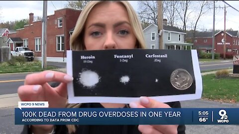 100,000 people died from drug overdoses in the US in 1 year
