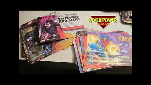 DC Animated Overpower Cards