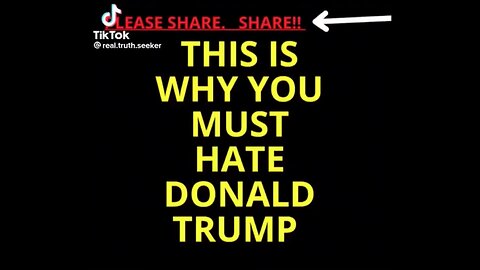 ⬛️🇺🇸 THIS IS WHY YOU MUST HATE DONALD TRUMP❓ ▪️ 7-MINS 👀