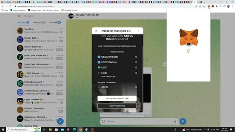 Telegram Bots - How To Join The Alphascan $ASCN Public Sale Via Telegram For 5% Airdrop?