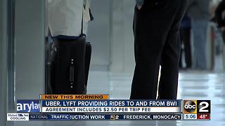 Uber, Lyft providing rides to and from BWI Airport