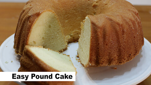 Homemade Pound Cake