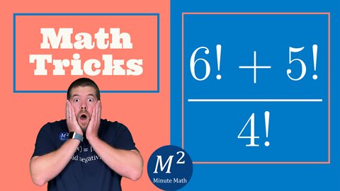 Minute Math Tricks - Adding Factorials! and Fractions - Part 15 #shorts