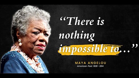 Maya Angelou's Life Changing Quotes _ Quotes About Life