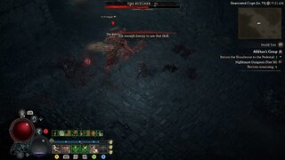 The Butcher is afraid of me - Diablo IV