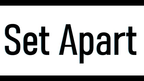 Set Apart: January 16, 2020 (The Essenes)