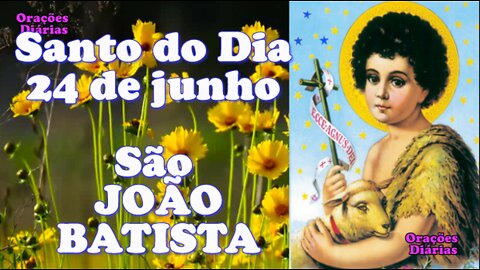 Santo do Dia 24 de junho, São João Batista