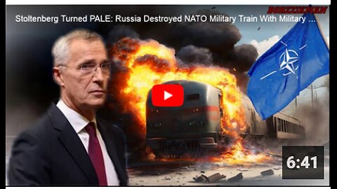 Stoltenberg Turned PALE: Russia Destroyed NATO Military Train With Military Cargo In DNIPROPETROVSK