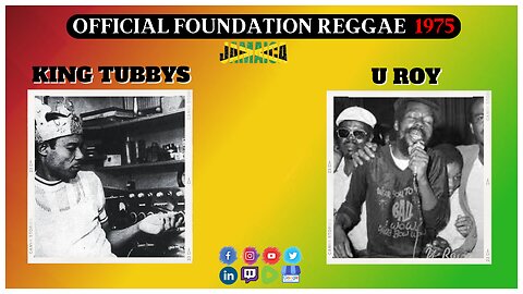 Official Foundation Reggae: King Tubby's ft U Roy Kingston Jamaica 1975