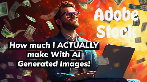 How Much I Really Make with AI Generative Content on Adobe Stock