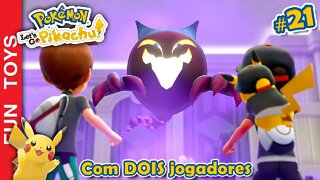 Pokémon: Let's Go #21 ⚡️ Chegamos para enfrentar o FANTASMA GIGANTE da Torre! E olha quem ele era! 😱