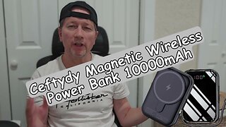 Ceftydy Magnetic Wireless Portable Power Bank 10000mAh 20W PD, Review With Capacity Test