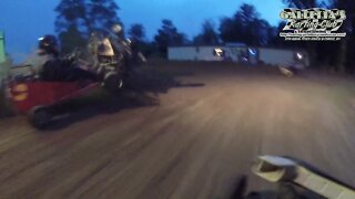 2020/7/19 - GoPro Helmet-cam only of Galletta's Greenhouse Backyard Karting Speedway 45-Lapper