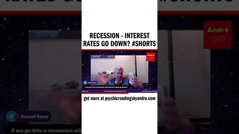 Recession - interest rates go down? #shorts