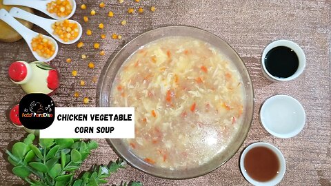 Homemade Chicken Vegetable Corn Soup Recipe | Warm and Comforting Delight