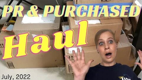 HAUL | pr & purchased unboxing + BLOOPER REEL! | melissajackson07