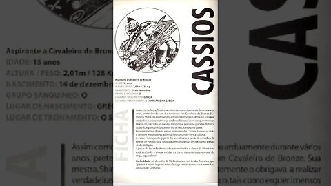 Os Cavaleiros Do Zodíaco - Cassios Ficha [Pause o Vídeo Caso Não Consiga Ler]