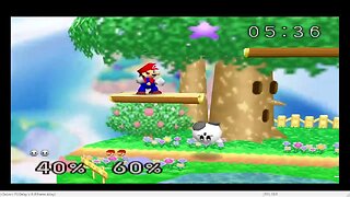 beating heropie's mario with kirby