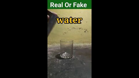 water Buble experiment
