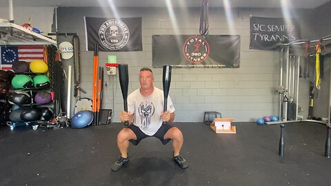 Technique Tuesday: (Clubbell Shoulder Cast & Lateral Squat