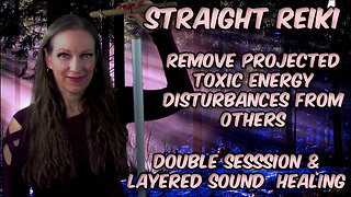 Reiki l Clearing Toxic Energy Projected On You From Other People l Sound Healing With Tube Chimes