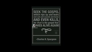 Seek the true Gospel and not the watered down version that's preached in most churches.