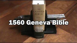 1560 Geneva Bible Review