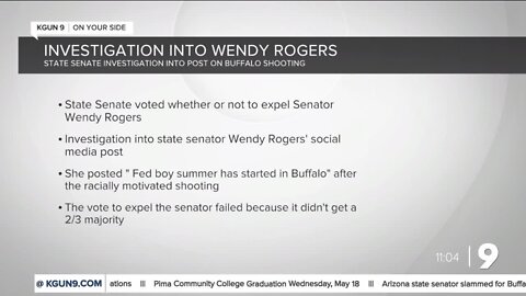 State Senate rejects bid to expel Sen. Wendy Rogers