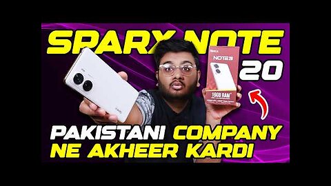 Sparx Note 20 Unboxing | Price in Pakistan