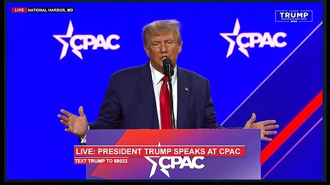 PDJT: They’re coming after you and I’m just standing in their way… | CPAC 2023