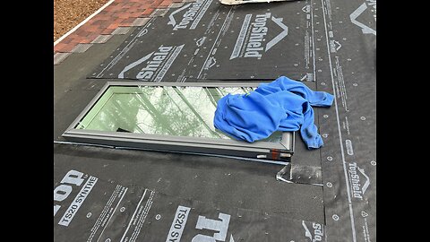 Replace skylight ice and water, shield, drip edge, synthetic paper and starter strip