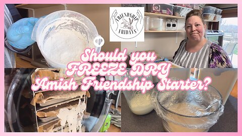 What happens when you FREEZE DRY Amish Friendship Starter? #FriendshipFriday #harvestrightcommunity