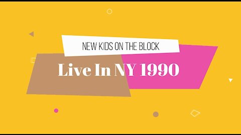 NKOTB - LIVE IN NEW YORK 1990