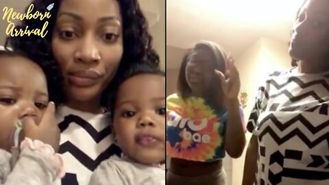 Erica Dixon Questions Emanii About Boys During Mommy Duty!