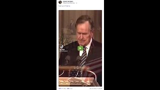 George Bush Sr. SMILES when speaking about JFKs murder