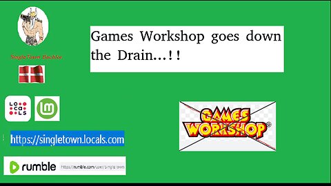 Games Workshop goes down the Drain...