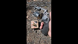 Ruger Security-Six - .38 Spl Chronograph (Hornady 110gr FTX Critical Defense)