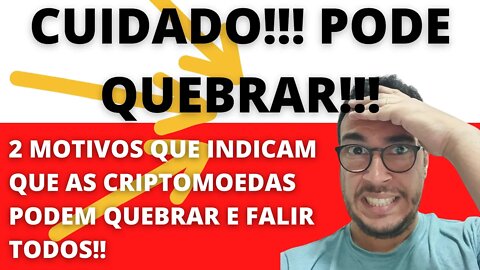 2 Motivos que as #criptomoedas podem falhar e Quebrar o Mercado - 164