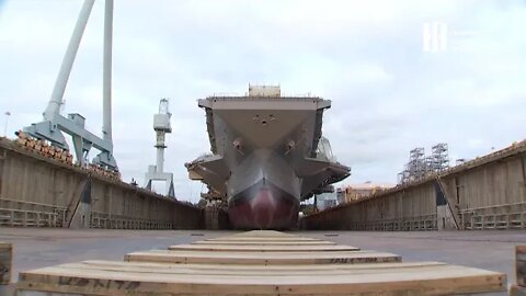 👀 The Future USS John F. Kennedy Dry Dock Flooding