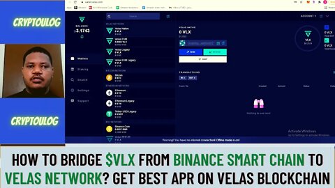 How To Bridge $VLX From Binance Smart Chain To Velas Network, To Get The Best APR On Wagyuswap.