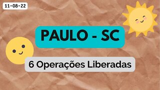 PAULO SC 6 Operações Liberadas #operaçõesinternacionais