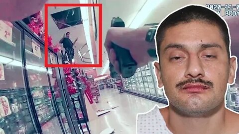 LAPD Officer Involved Shooting Maniac at the Grocery Store. November 1-2020