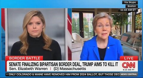 Sen Elizabeth Warren: Trump's The Real Threat, Not The Border