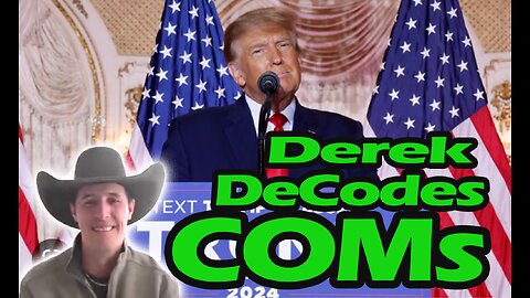 Trumps November 15th Speech | COMS DECODED For The Normies