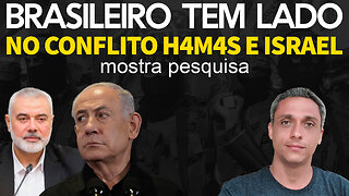 Urgente! Pesquisa mostra de que lado o povo brasileiro está na guerra Israel e H4m4s