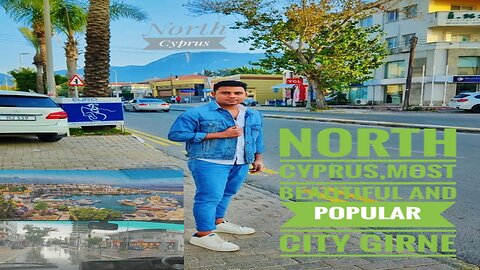 North Cyprus Most Beautiful Popular City GIRNE Kyrenia City Day View